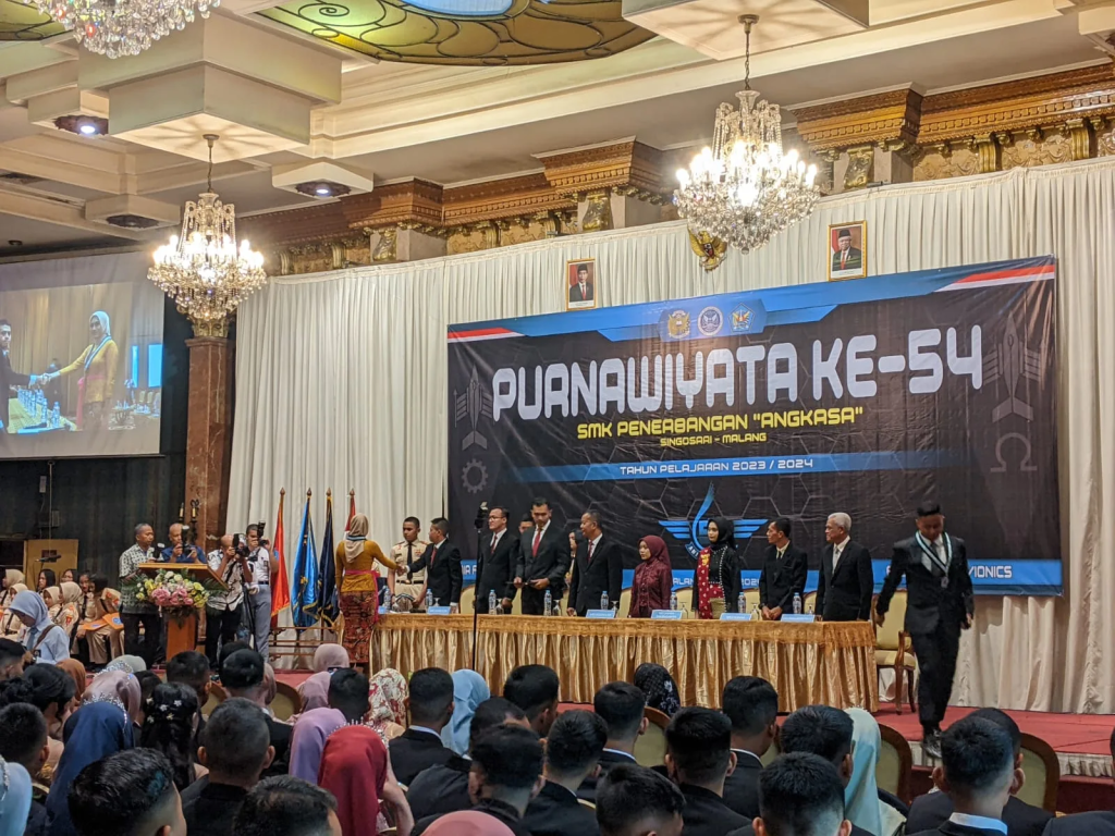 SMK Penerbangan Angkasa Malang : Gelar Purnawiyata ke-54, 115 Siswa Lulus 100&nbsp;Persen