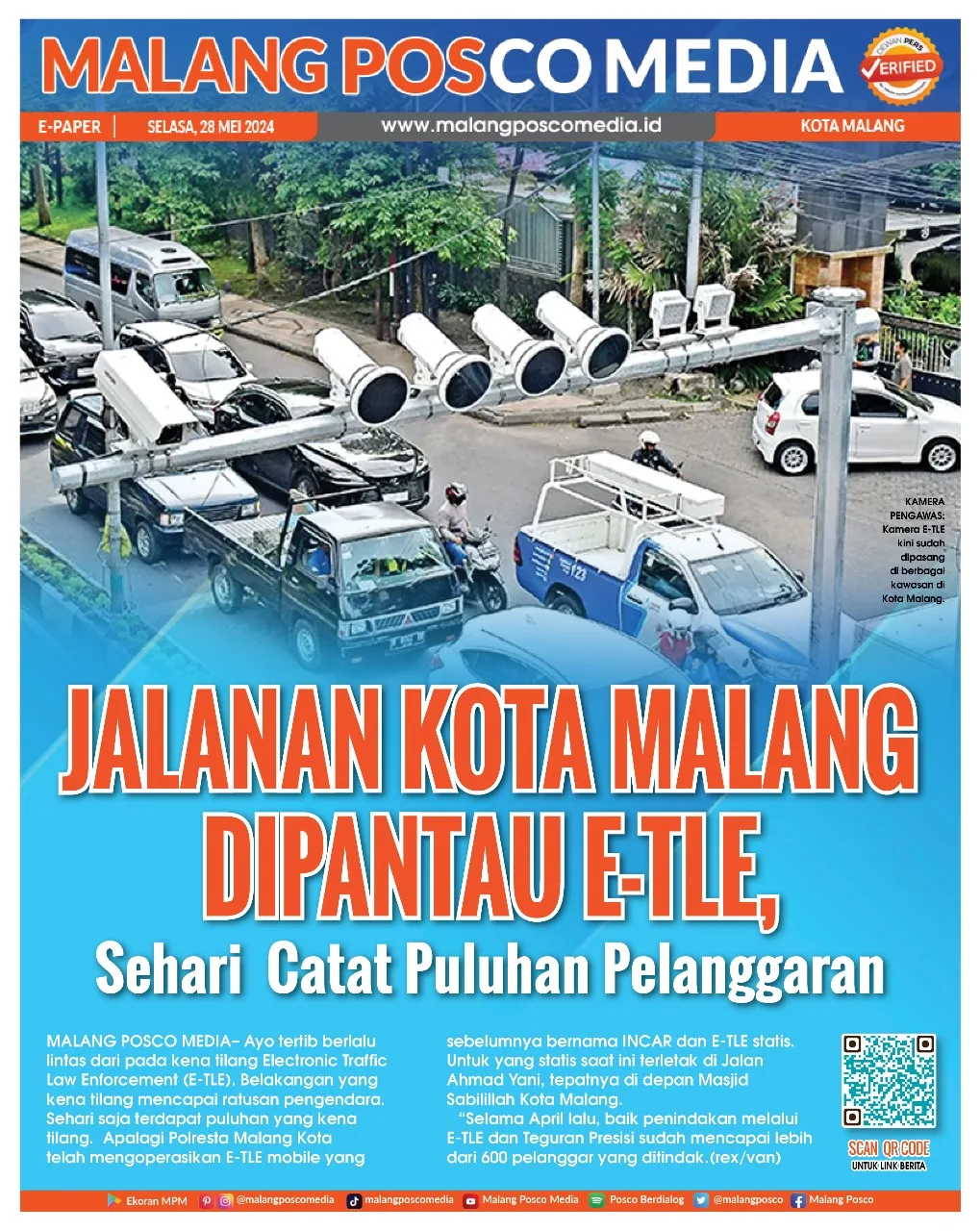 Epaper Malang Posco Media Edisi Selasa, 28 Mei&nbsp;2024