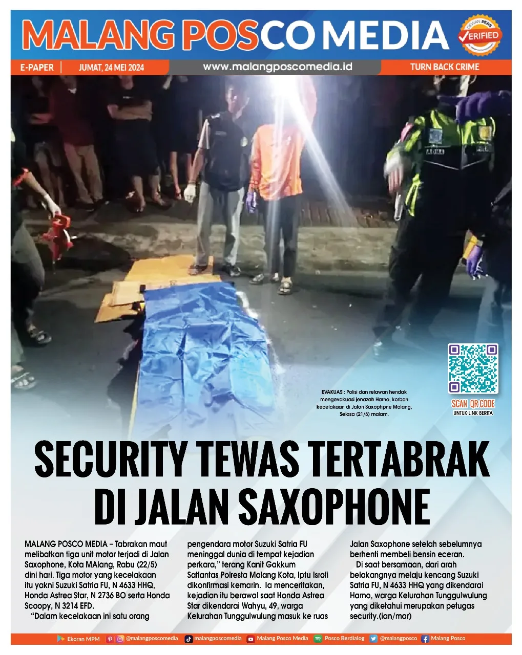Epaper Malang Posco Media Edisi Jumat, 24 Mei&nbsp;2024