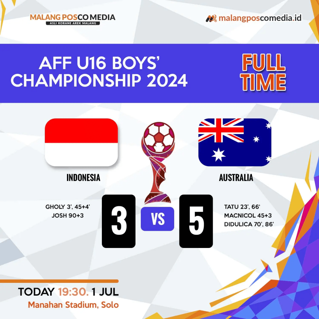 Timnas U-16 Tetap Luar Biasa, Hadapi Vietnam di Perebutan Juara III