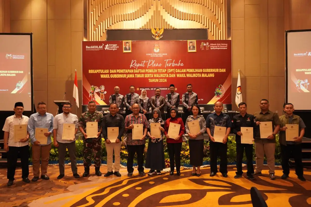 DPT Pilkada Kota Malang 2024 Ditetapkan 660.744&nbsp;Pemilih