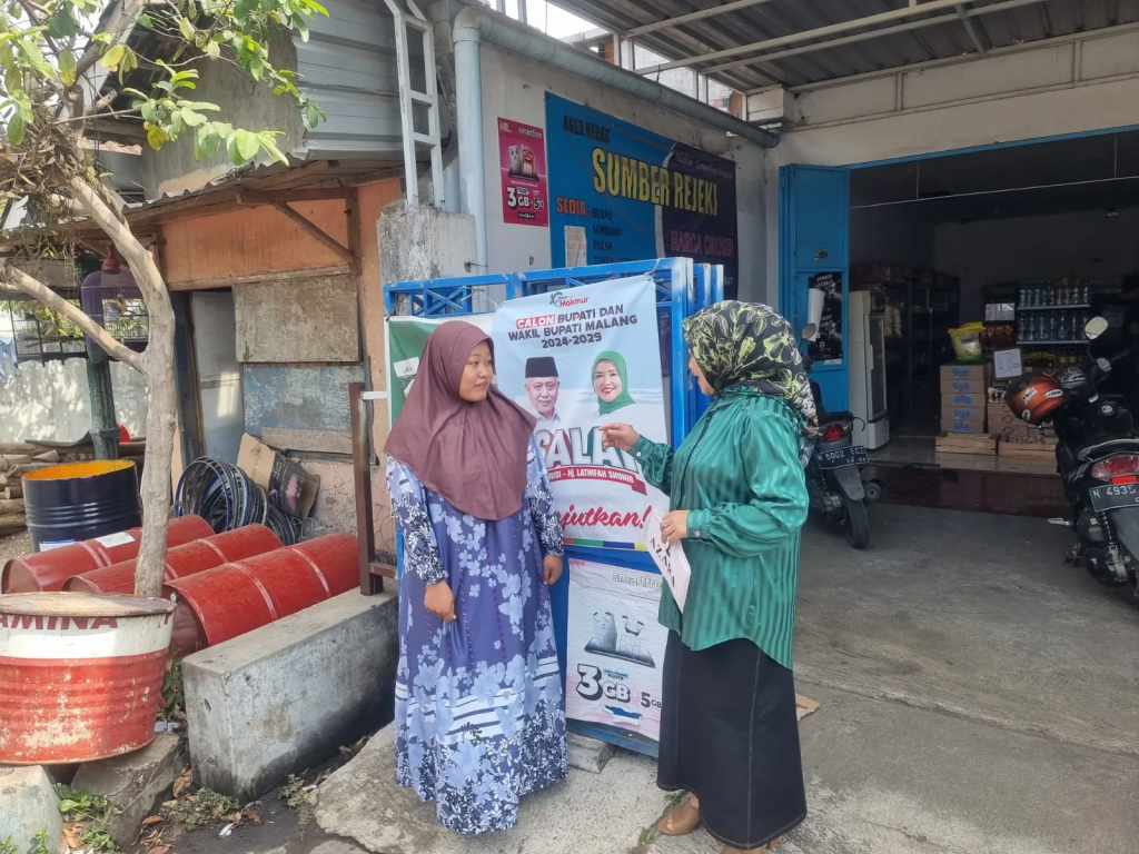 Hj Lathifah Shohib Blusukan Sapa Warga&nbsp;Singosari