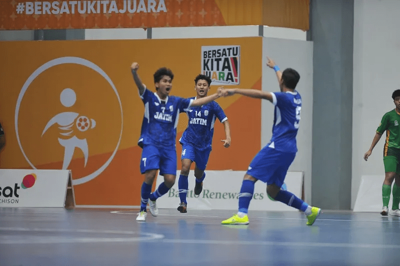 Tim Futsal Putra Jatim Kalahkan Tuan&nbsp;Rumah