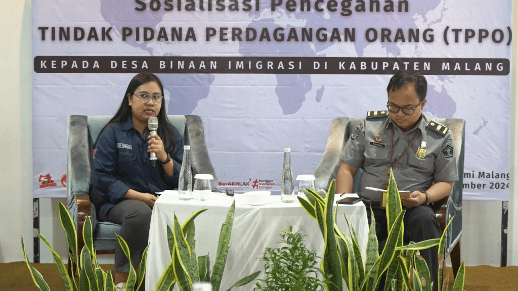 Kantor Imigrasi Malang Gelar Sosialisasi Pencegahan TPPO di Kabupaten Malang